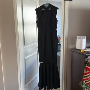 Elegant Black Gown Size 4